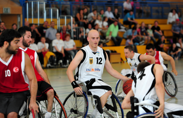 Ein stiller Star: Sebastian Wolk, Kapitän der Rollstuhlbasketballer