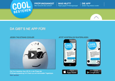 Ab sofort verfügbar: „CoolBestehen“ – die erste App gegen Prüfungsangst