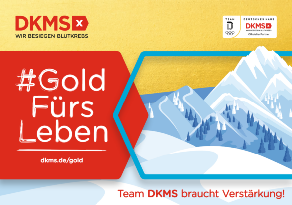 Gold fürs Leben: Hilfs-Appell von Sporthelden aus dem Winter- & Sommersport für die DKMS