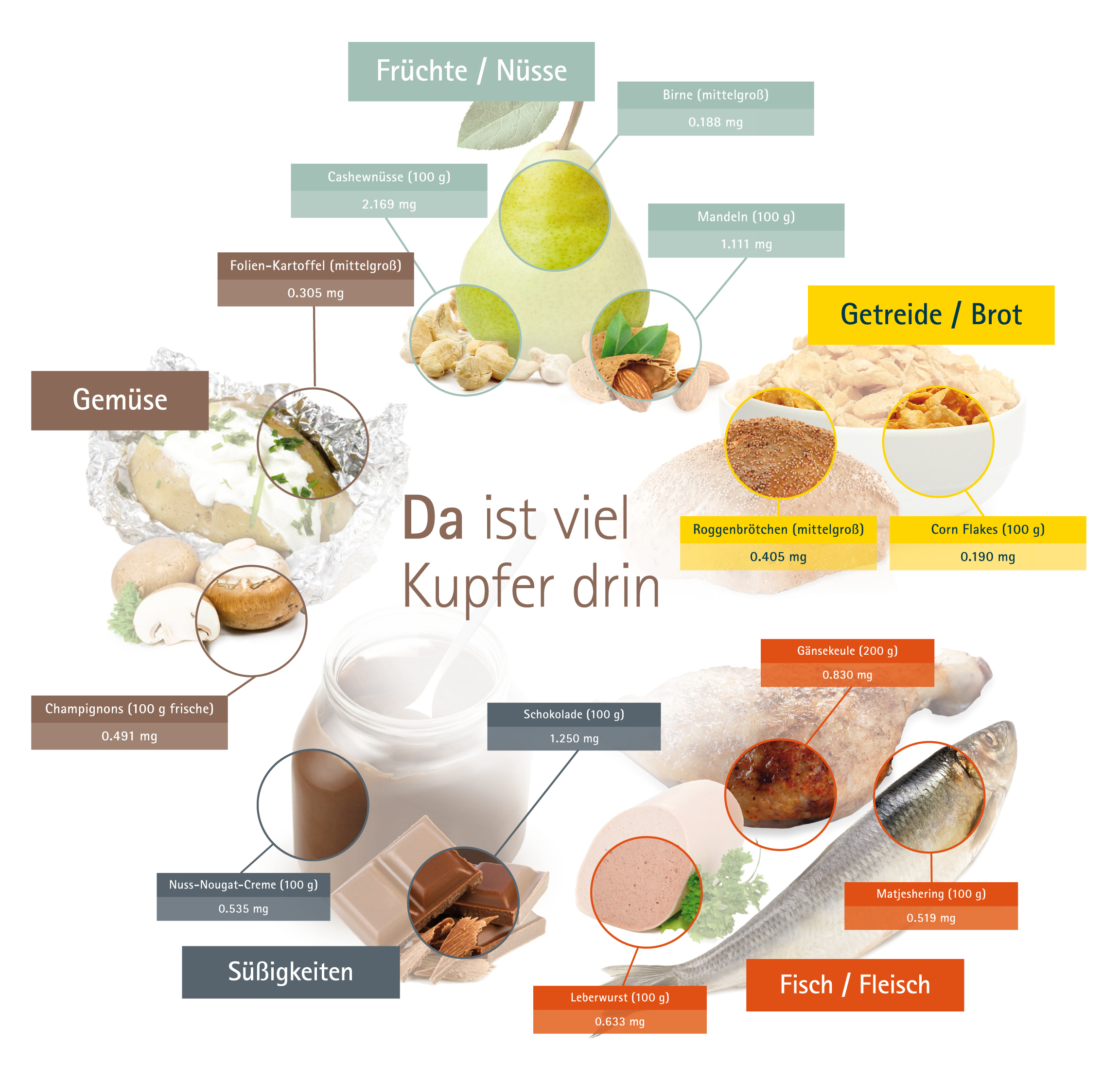 Kupfer – lebenswichtig für den Körper - GESUNDHEIT ADHOC