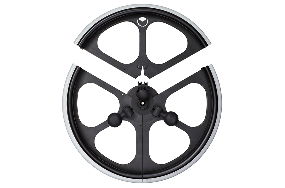 trivida® – das erste teilbare Rollstuhlrad sorgt für Entlastung und ...