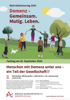 Fachtag der Alzheimer Gesellschaft Berlin e. V. am 20. September 2024