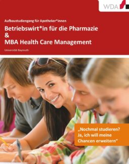 Jetzt anmelden: Der nächste Studiengang „Betriebswirt*in für die Pharmazie“ beginnt Anfang November