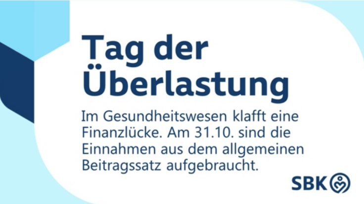 Am 31.10. ist „Tag der Überlastung im Gesundheitswesen”