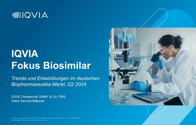 Der deutsche Biosimilar-Markt