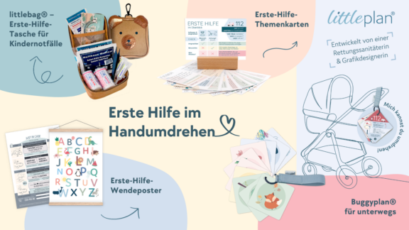 littleplan® entwickelt innovative Erste-Hilfe-Produkte, die Eltern zu Lebensrettern machen. 